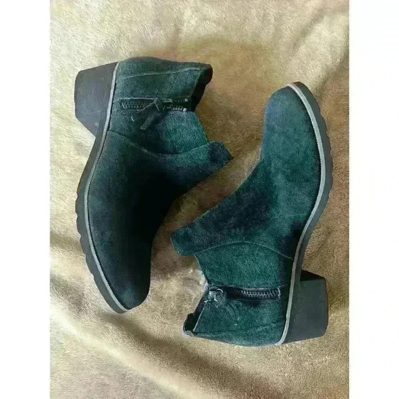 Reef Blue Suede Booties Women’s Size 7/EU 37.5 - Picture 4 of 8